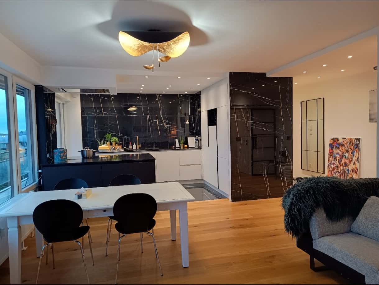 Individual bedrooms in a luxurious 3 bedroom apartment in Woluwe Saint Lambert