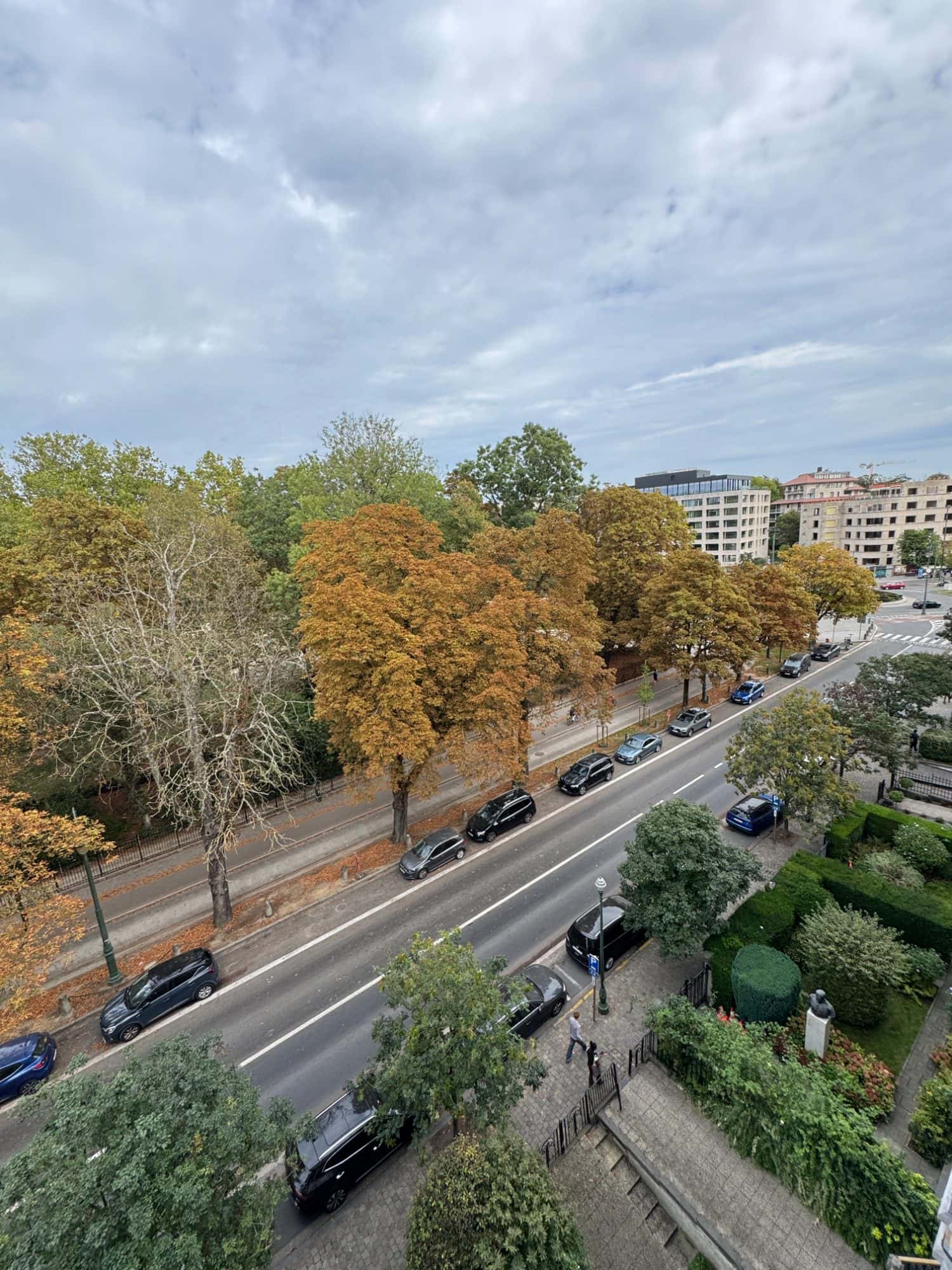 Renovated and fully equipped studio in Merode with spectacular view on the Cinquantenaire Park