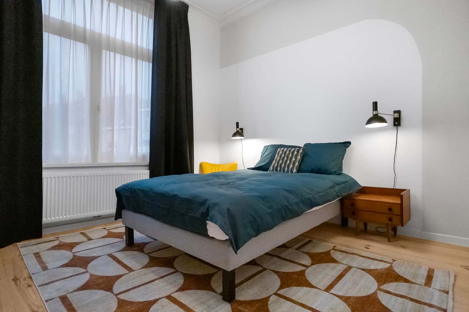 1 Bedroom at Nomad's House Cuve- in the heart of Ixelles- 2nd Floor